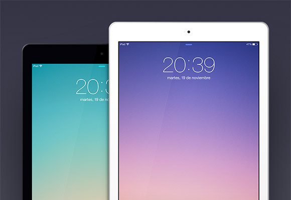 iPad Air PSD template